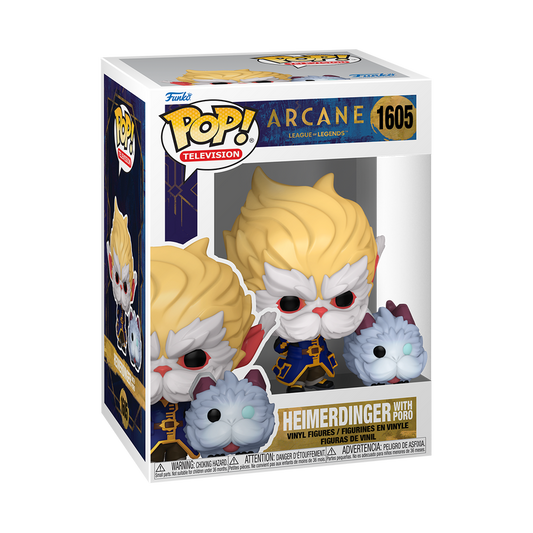  Funko Pop - League of Legends - Arcane - Heimerdinger with Poro