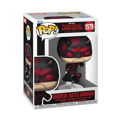  Funko Pop - Marvel - Daredevil Born Again - Daredevil (Battle Damaged)