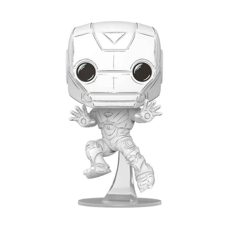  Funko Pop - Marvel - Iron Man (Sketched)