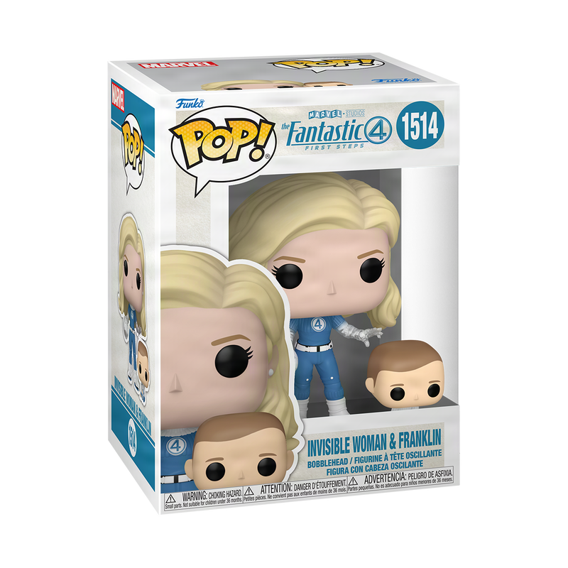 Funko Pop - Marvel - The Fantastic Four: First Steps - Invisible Woman & Franklin