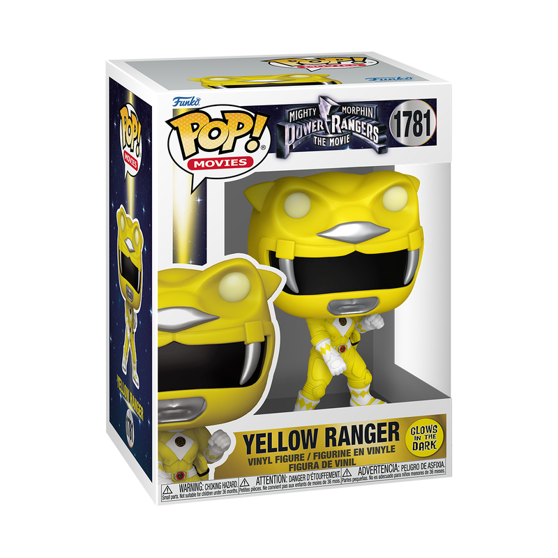 Funko Pop - Mighty Morphin Power Rangers: The Movie - Yellow Ranger GITD