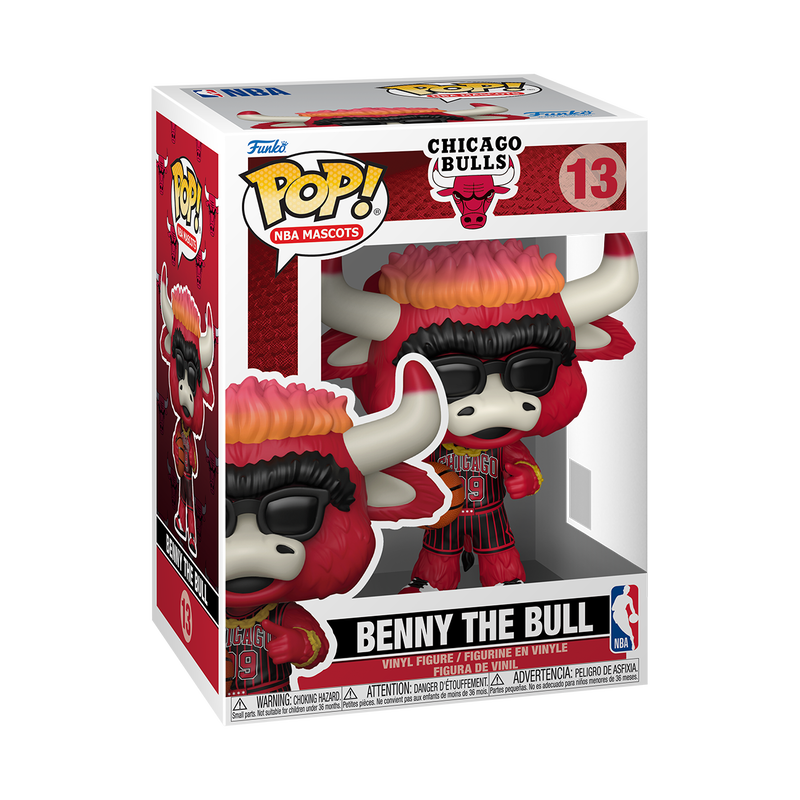 Funko Pop - NBA Mascots - Chicago Bulls - Benny the Bull