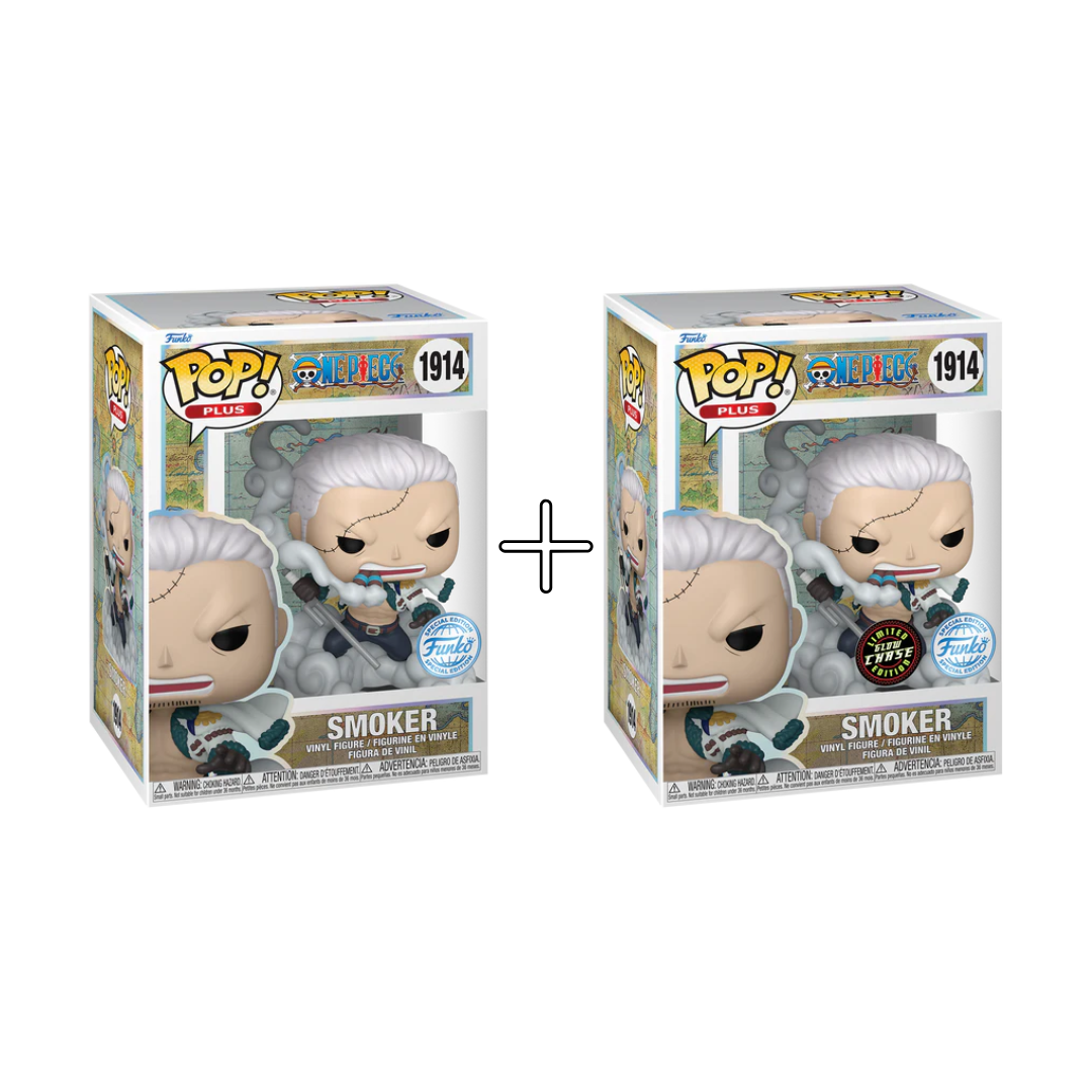  Bundle Funko Pops - One Piece - Smoker (Standard + Chase)