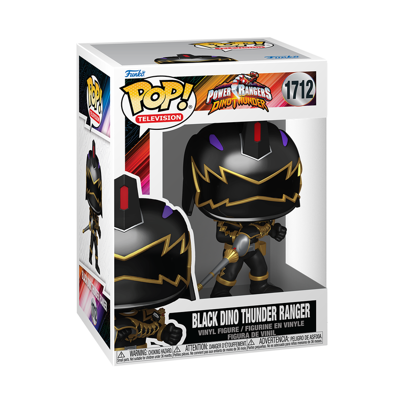 Funko Pop - Power Rangers - Black Dino Thunder Ranger