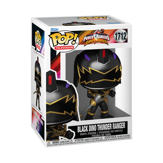  Funko Pop - Power Rangers - Black Dino Thunder Ranger
