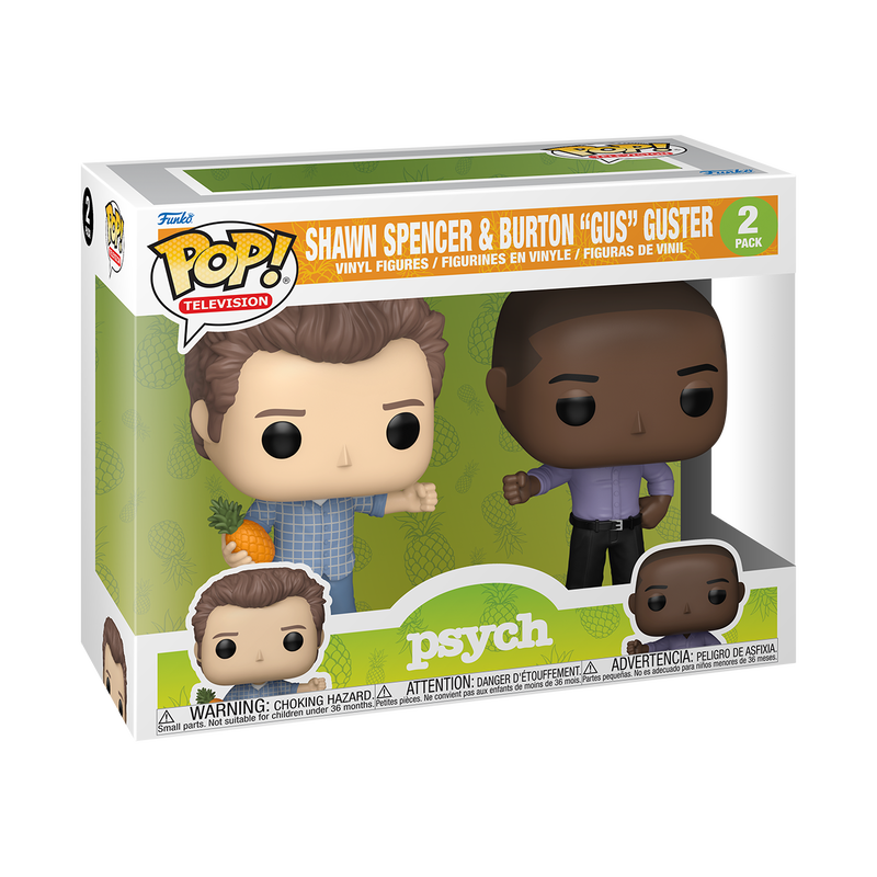  Funko Pop - Psych - Shawn Spencer & Burton "Gus" Guster (2 pack)