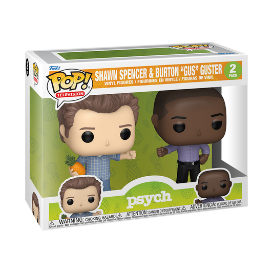  Funko Pop - Psych - Shawn Spencer & Burton "Gus" Guster (2 pack)
