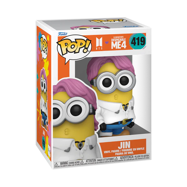 Funko Pop - Rocks - BTS - Despicable Me 4 - Jin