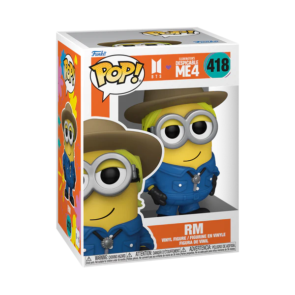 Funko Pop - Rocks - BTS - Despicable Me 4 - RM