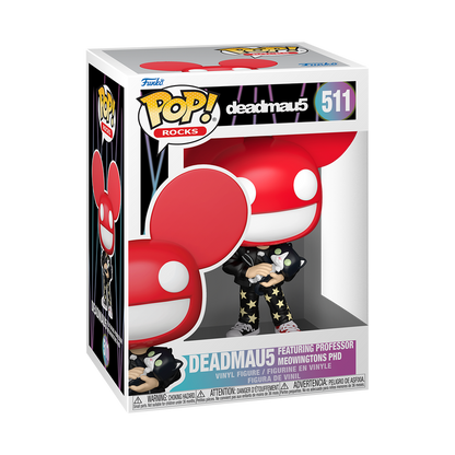  Funko Pop - Rocks - Deadmau5 - Deadmau5 Featuring Professor Meowingtons PHD