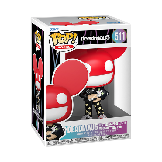  Funko Pop - Rocks - Deadmau5 - Deadmau5 Featuring Professor Meowingtons PHD