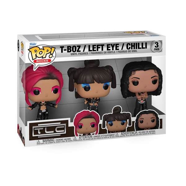 Funko Pop - Rocks - TLC - T-Boz / Left Eye / Chilli (3Pack)