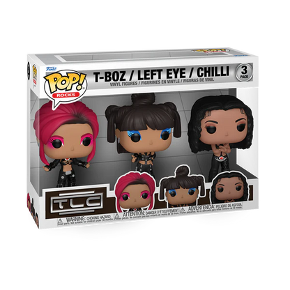 Funko Pop - Rocks - TLC - T-Boz / Left Eye / Chilli (3Pack)