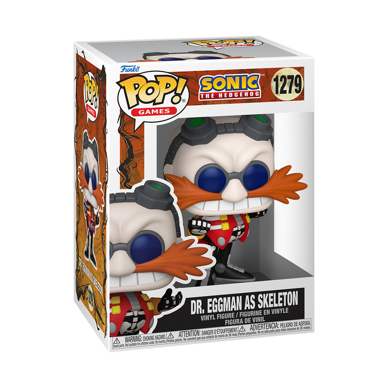 Funko Pop - Sonic the Hedgehog - Dr. Eggman as Skeleton