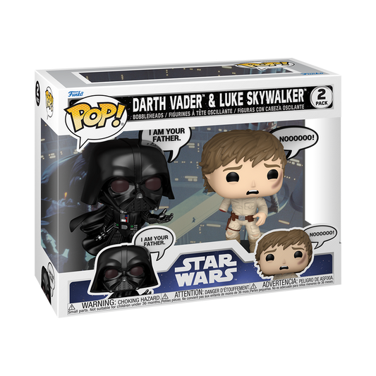Funko Pop - Star Wars - Darth Vader & Luke Skywalker (2 Pack)