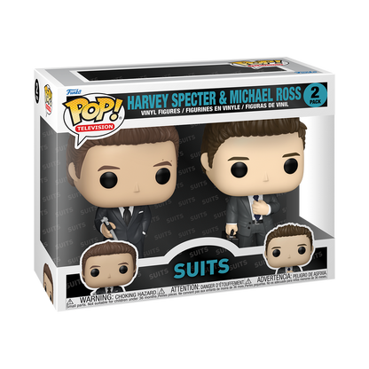 Funko Pop - Suits - Harvey Specter & Michael Ross (2 Pack)