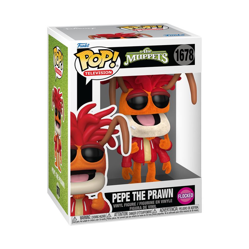 Funko Pop - The Muppets - Pepe the Prawn (Flocked)