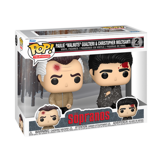  Funko Pop - The Sopranos - Paulie "Walnuts" Gualtieri & Christopher Moltisanti (2 pack)
