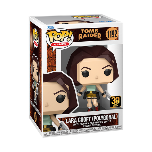  Funko Pop - Tomb Raider - Lara Croft (Polygonal)