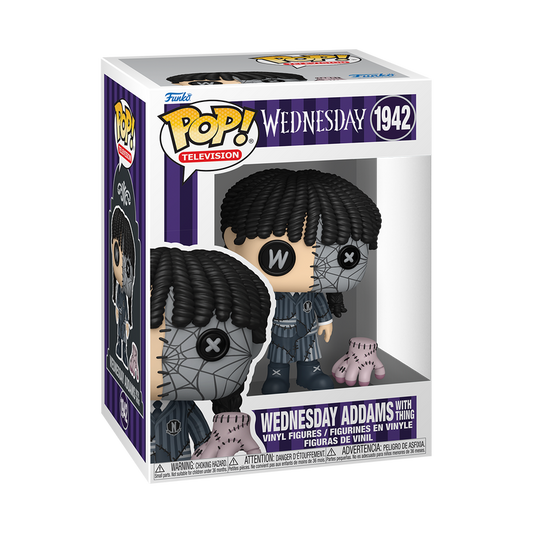 Funko Pop - Wednesday - Patchwork Wednesday Addams with Thing