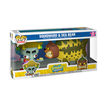  Funko Pop 2 Pack - Spongebob Squarepants - Squidward & Sea Bear