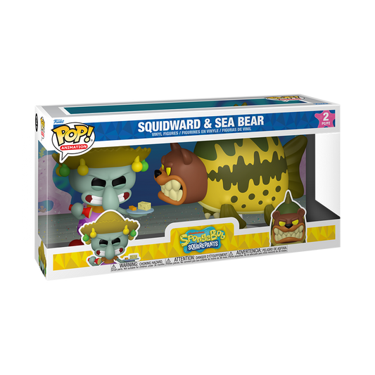  Funko Pop 2 Pack - Spongebob Squarepants - Squidward & Sea Bear