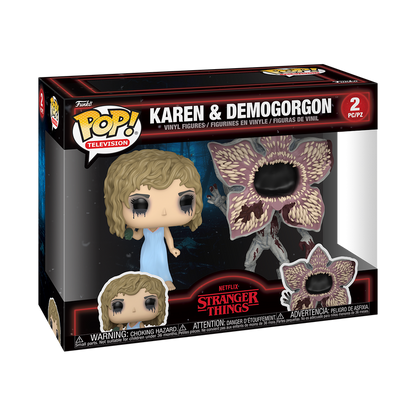 Funko Pop 2 Pack - Stranger Things - Karen & Demogorgon