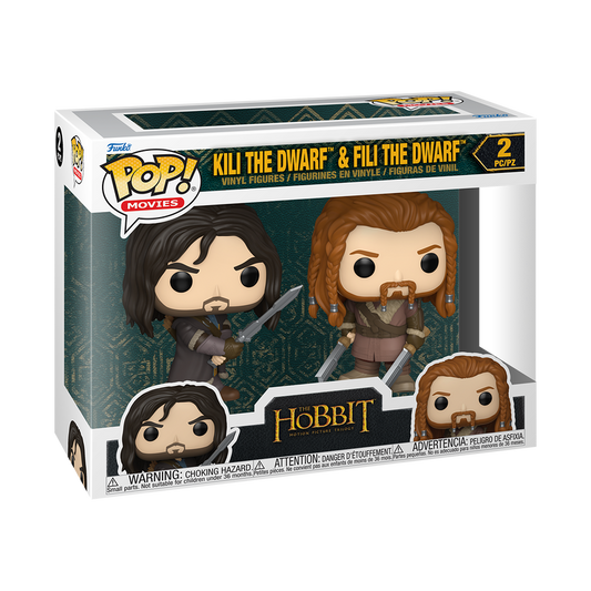 Funko Pop 2 Pack - The Hobbit - Kili the Dwarf & Fili the Dwarf