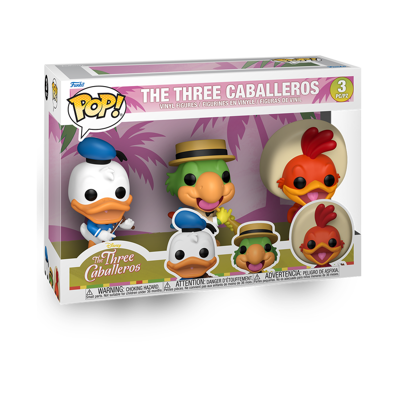 Funko Pop 3 Pack - Disney - The Three Caballeros