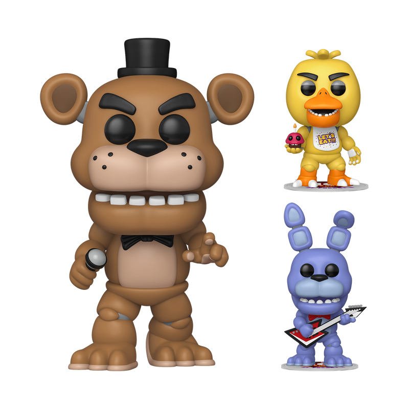 Funko Pop 3 Pack - Five Nights at Freddy's - Freddy with Bonnie & Chica