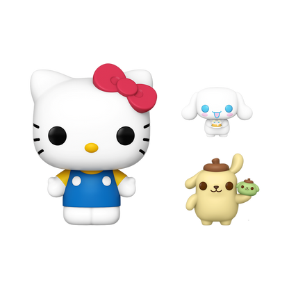 Funko Pop 3 Pack - Hello Kitty and Friends - Hello Kitty with Cinnamoroll & Pompompurin