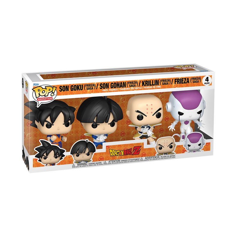 Funko Pop 4 Pack - Dragon Ball Z - Son Goku / Son Gohan / Krillin / Frieza