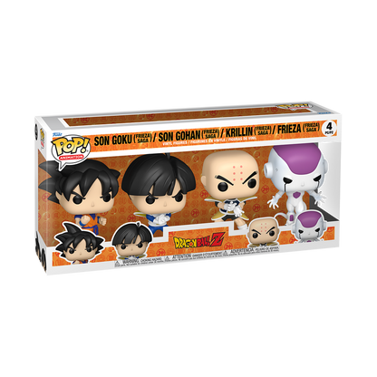 Funko Pop 4 Pack - Dragon Ball Z - Son Goku / Son Gohan / Krillin / Frieza