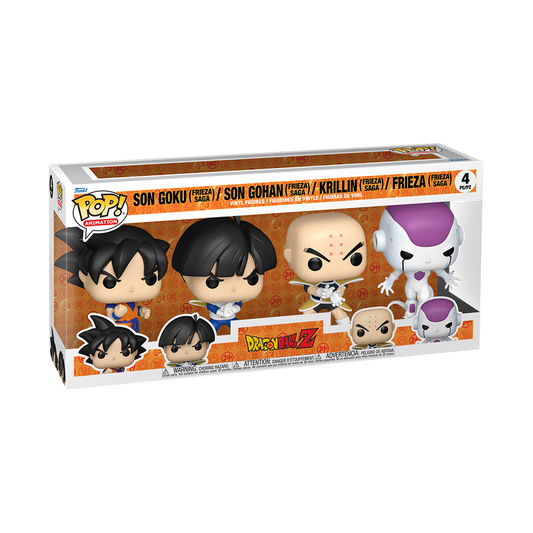 Funko Pop 4 Pack - Dragon Ball Z - Son Goku / Son Gohan / Krillin / Frieza