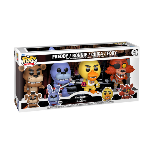 Funko Pop 4 Pack - Five Nights at Freddy's - Freddy / Bonnie / Chica / Foxy