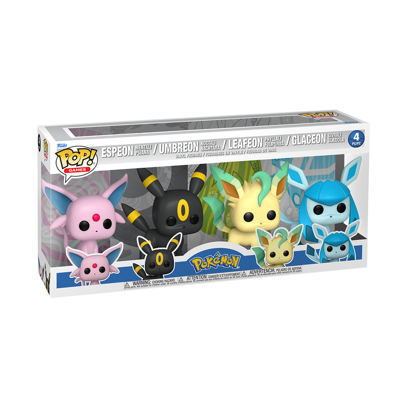 Funko Pop 4 Pack - Pokémon - Espeon / Umbreon / Leafeon / Glaceon