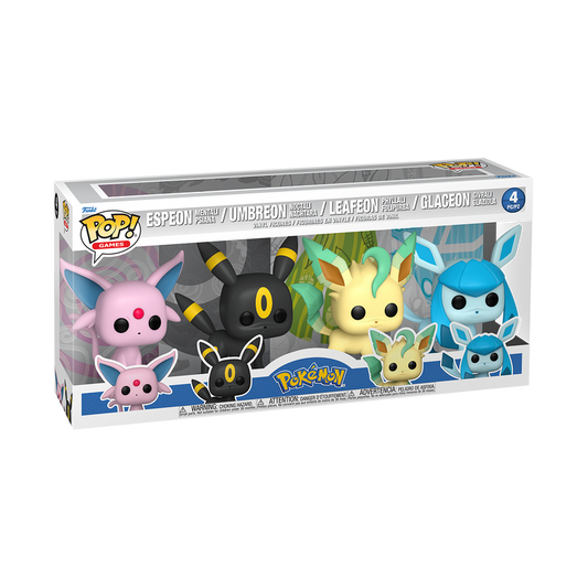 Funko Pop 4 Pack - Pokémon - Espeon / Umbreon / Leafeon / Glaceon