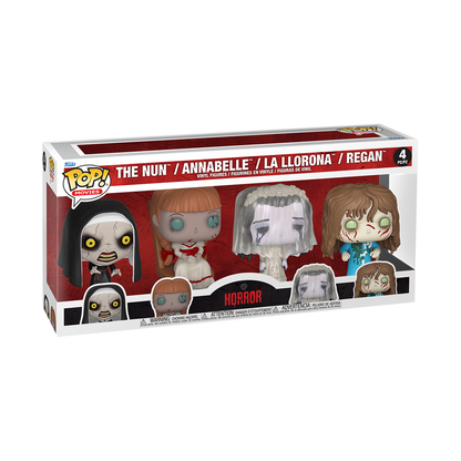 Funko Pop 4 Pack - Warner Brothers Horror - The Nun / Annabelle / La Llorona / Regan