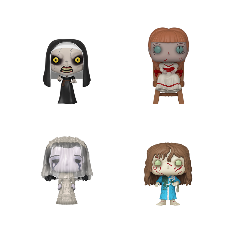 Funko Pop 4 Pack - Warner Brothers Horror - The Nun / Annabelle / La Llorona / Regan