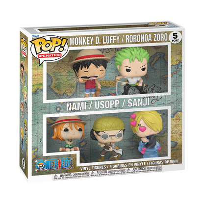 Funko Pop 5 Pack - One Piece - Monkey D. Luffy / Roronoa Zoro / Nami / Usopp  Sanji