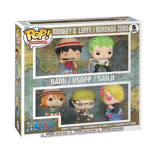 Funko Pop 5 Pack - One Piece - Monkey D. Luffy / Roronoa Zoro / Nami / Usopp  Sanji