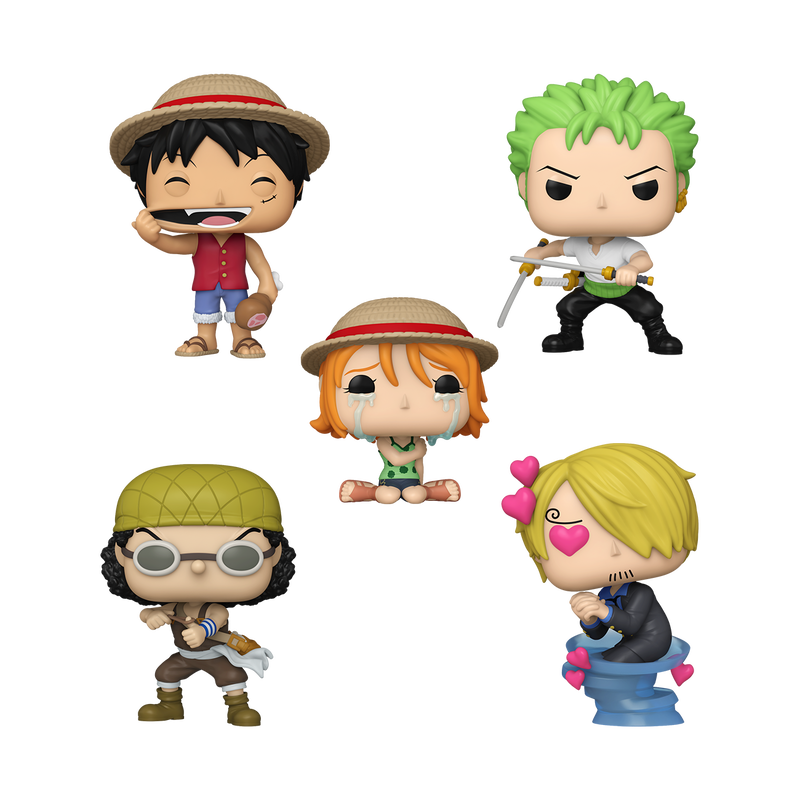 Funko Pop 5 Pack - One Piece - Monkey D. Luffy / Roronoa Zoro / Nami / Usopp  Sanji