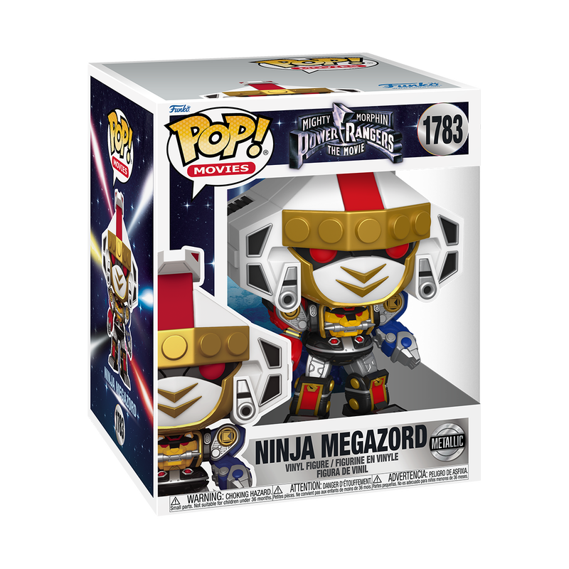 Funko Pop 6'' - Mighty Morphin Power Rangers: The Movie - Ninja Megazord (Metallic)