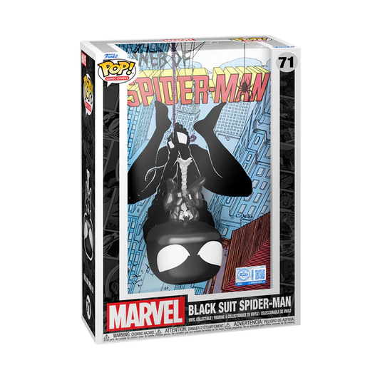 Funko Pop Covers - Marvel - Web of Spider-Man - Black Suit Spider-Man 