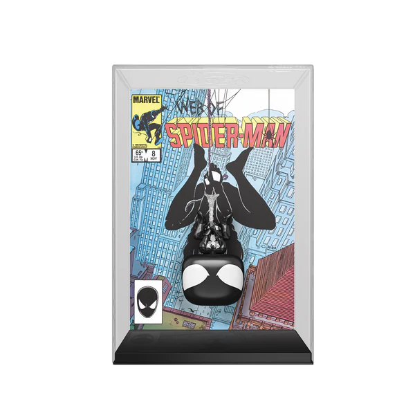 Funko Pop Covers - Marvel - Web of Spider-Man - Black Suit Spider-Man 