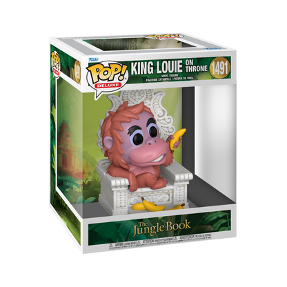 Funko Pop Deluxe - Disney - The Jungle Book - King Louie On Throne