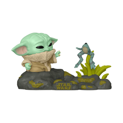 Funko Pop Deluxe - Star Wars - The Mandalorian - Grogu with Frog