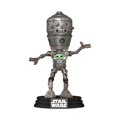 Funko Pop Deluxe - Star Wars - The Mandalorian - IG-12 with Grogu