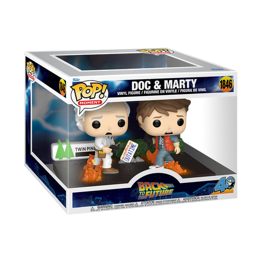 Funko Pop Moment - Back to the Future - Doc & Marty