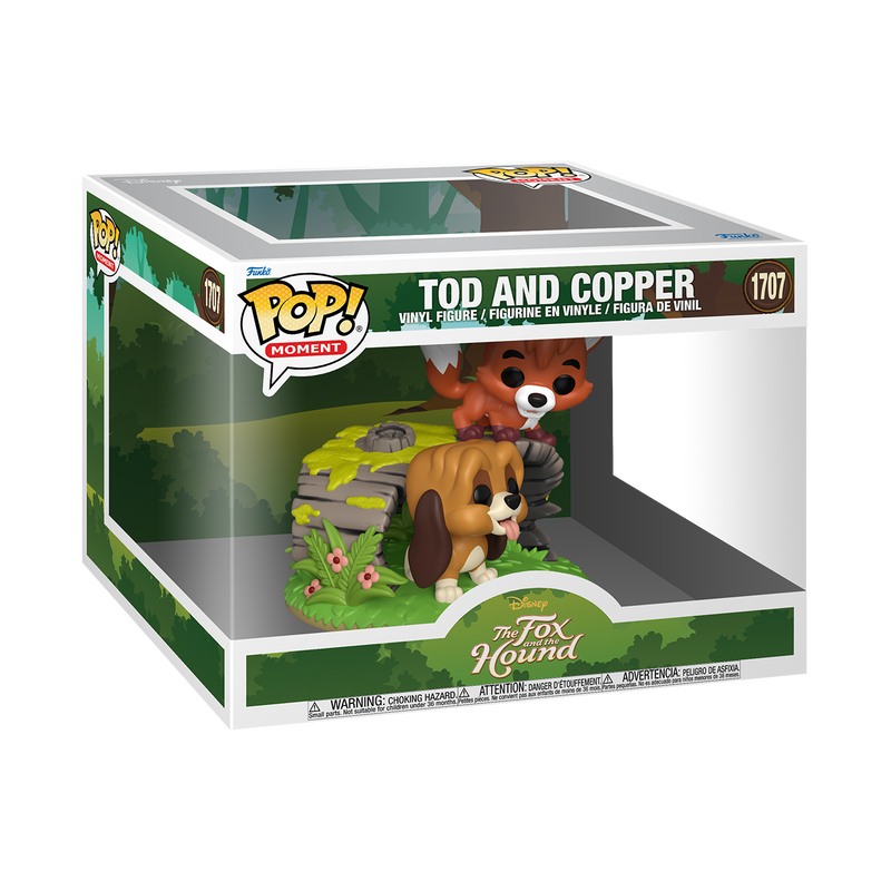  Funko Pop Moment - Disney - The Fox and the Hound - Tod and Copper